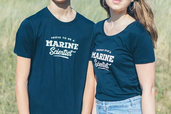 Proud to be a marine scientist dames t-shirt